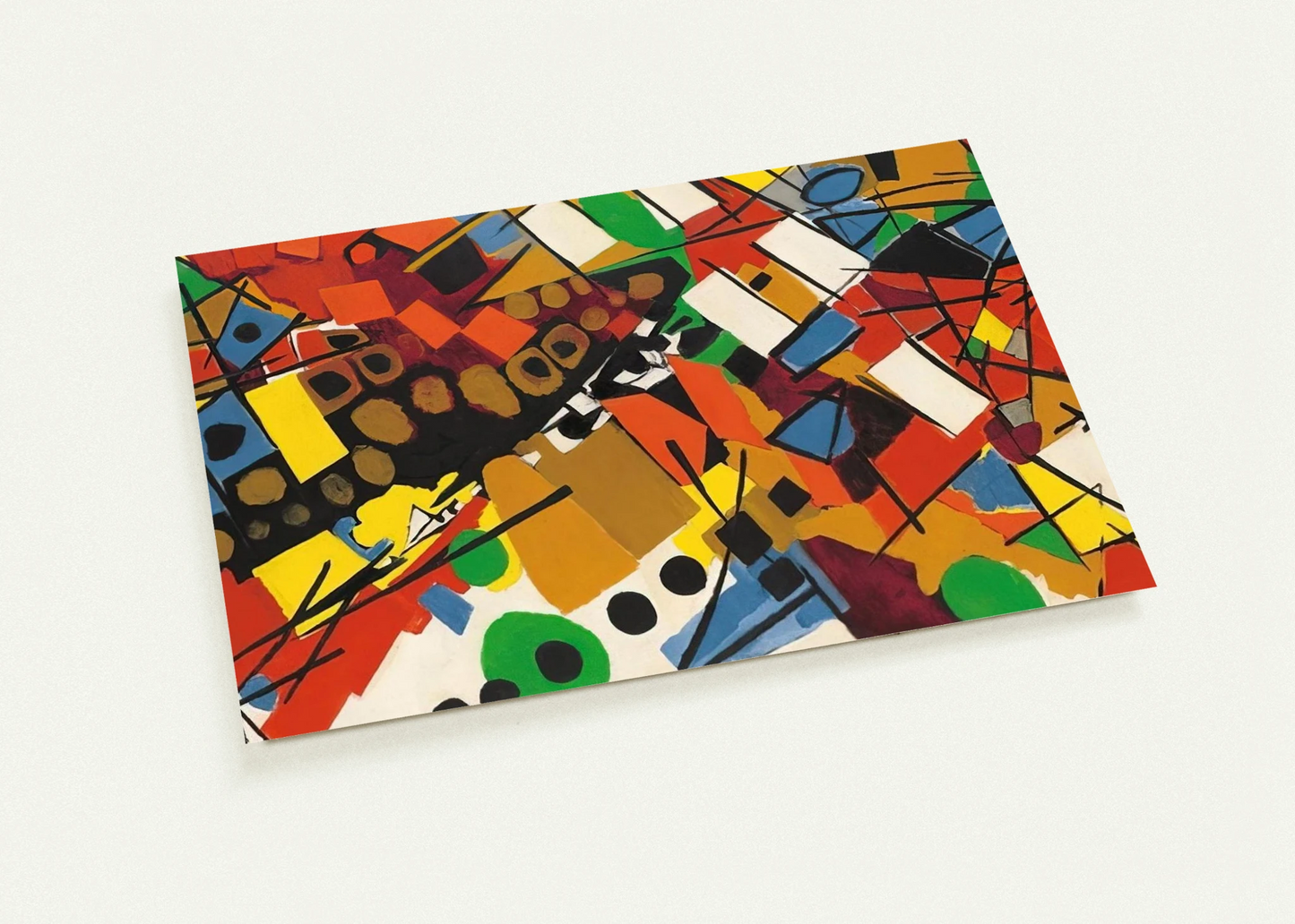 Pastorale - 1954 By Ernst Wilhelm Nay Pack of 10 Post Cards | Ernst Wilhelm Nay Post Cards | A6 (10.5 x 14.8 cm) - 4.1 x 5.8 inches