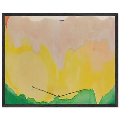Helen Frankenthaler - Boulevard - 1973 Wall art - A2 (42 x 59.4  cm) - Premium Wooden Framed Poster With Fine Art Paper - Wood frame