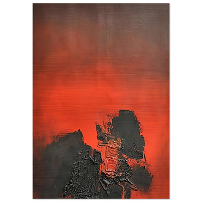 UNTITLED 1961 1 - Luis Feito Brushed Aluminum Print - 70x100 cm / 28x40 inches | Luis Feito Aluminum Print | Luis Feito Prints