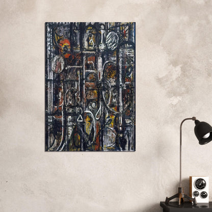 Palimpsest - Richard Pousette-Dart Brushed Aluminum Print - 70x100 cm / 28x40 inches | Richard Pousette-Dart Aluminum Print | Richard Pousette-Dart Prints