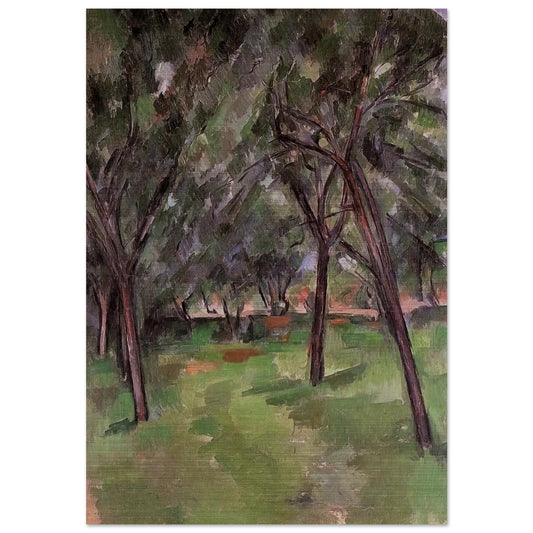 A Close - Paul Cézanne Brushed Aluminum Print - 70x100 cm / 28x40 inches | Paul Cézanne Aluminum Print | Paul Cézanne Prints