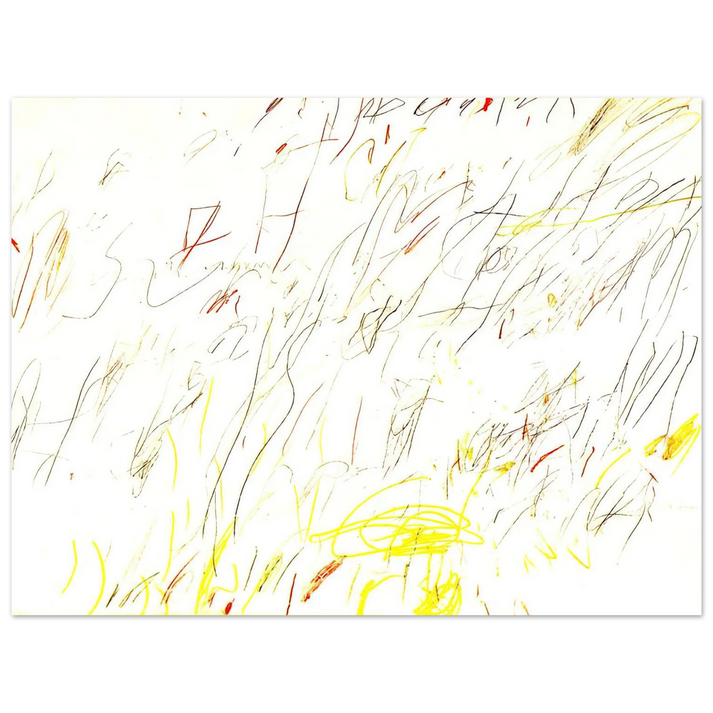Cy Twombly - Blue Room  75x100 cm / 30x40inches Fine Art Poster