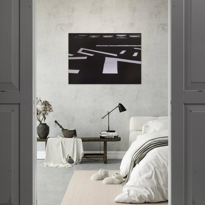 Untitled XVIII - 1981 - Nasreen Mohamedi Brushed Aluminum Print - 70x100 cm / 28x40 inches | Nasreen Mohamedi Aluminum Print | Nasreen Mohamedi Prints