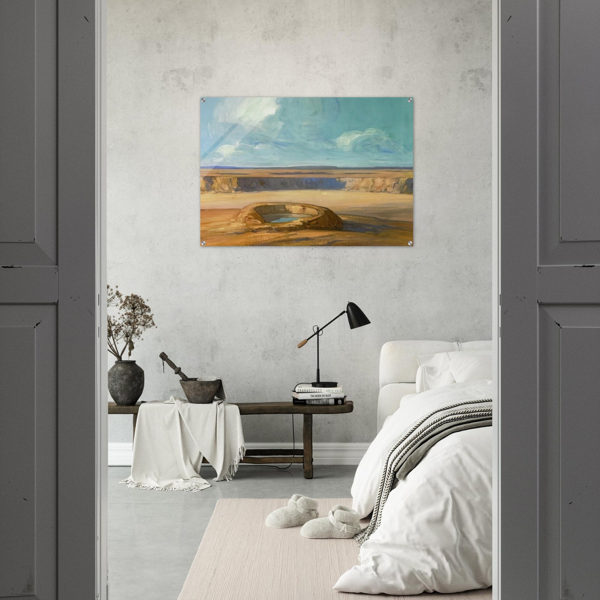The Waterhole - Tonalism - Xavier Martinez Acrylic Print - 70x100 cm / 28x40″ inches