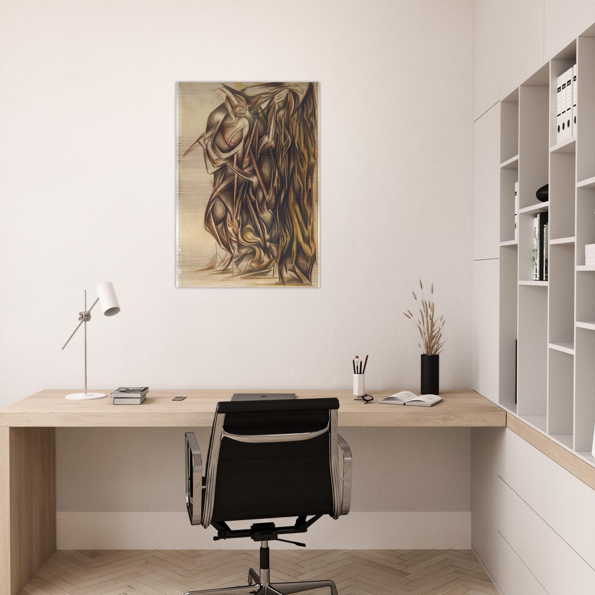 UNTITLED 1941 - Jackson Pollock Brushed Aluminum Print - 70x100 cm / 28x40 inches | Jackson Pollock Aluminum Print | Jackson Pollock Prints