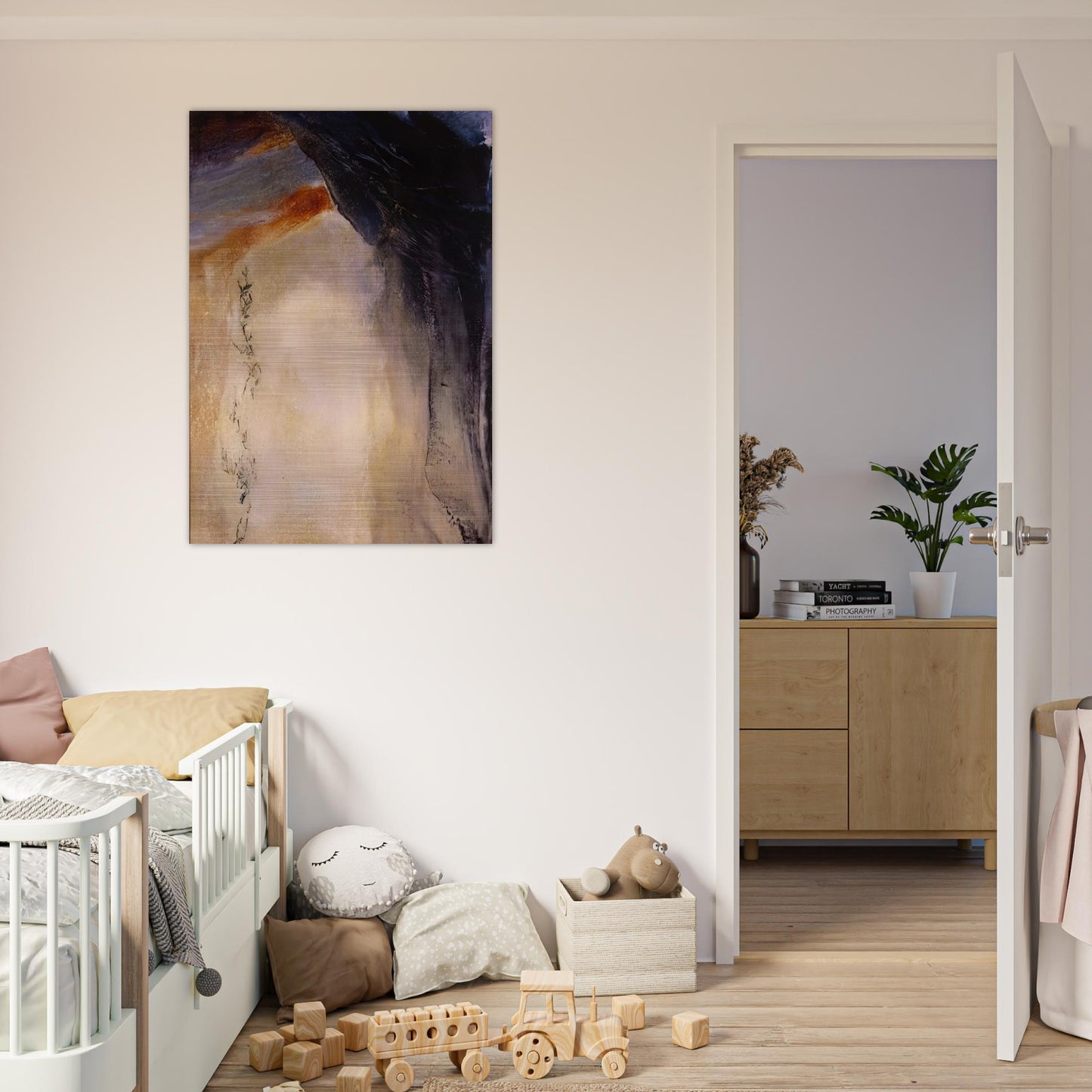 21 08 1995 1995 - Zao Wou-Ki Brushed Aluminum Print - 70x100 cm / 28x40 inches | Zao Wou-Ki Aluminum Print | Zao Wou-Ki Prints