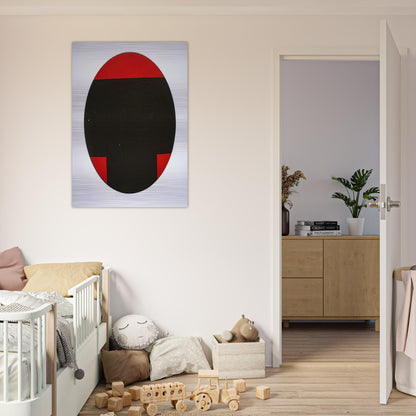 Big T - Hard Edge Painting - Leon Polk Smith Brushed Aluminum Print - 70x100 cm / 28x40 inches | Leon Polk Smith Aluminum Print | Leon Polk Smith Prints