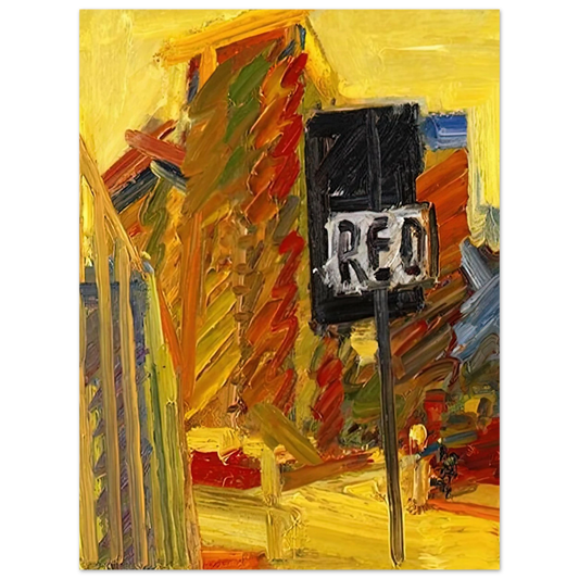 Frank Auerbach - TOWER BLOCKS  75x100 cm / 30x40inches Fine Art Poster