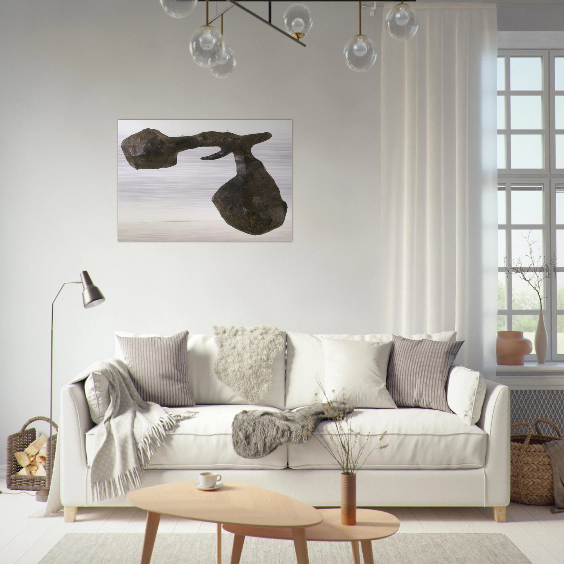 EMPIRE PAPA RAY GUN 1959 - Claes Oldenburg Brushed Aluminum Print - 70x100 cm / 28x40 inches | Claes Oldenburg Aluminum Print | Claes Oldenburg Prints