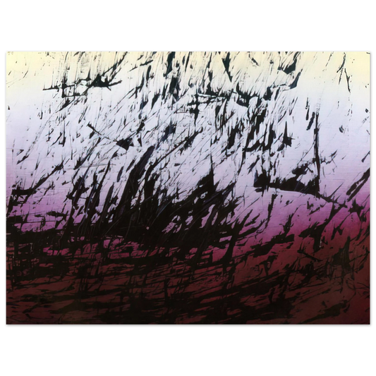 Hans Hartung - Untitled T1982-H12 - 1982  75x100 cm / 30x40inches Fine Art Poster