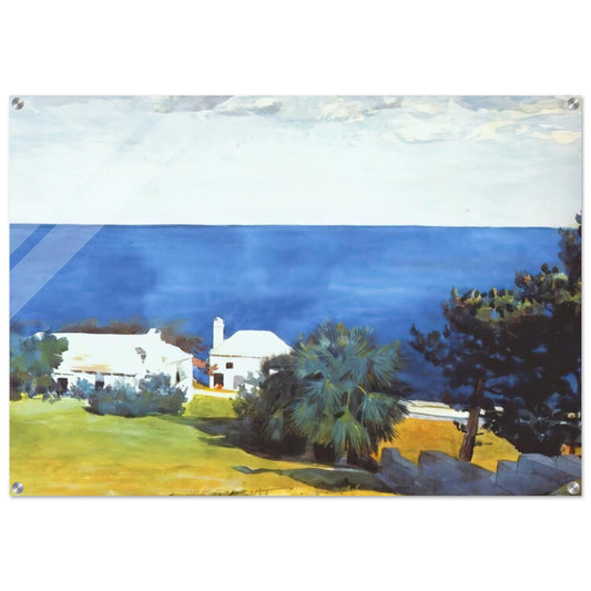SHORE AT BERMUDA - Winslow Homer Acrylic Print - 70x100 cm / 28x40″ inches