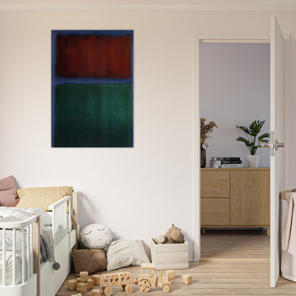 Earth and Green - 1955 - Mark Rothko Brushed Aluminum Print - 70x100 cm / 28x40 inches | Mark Rothko Aluminum Print | Mark Rothko Prints