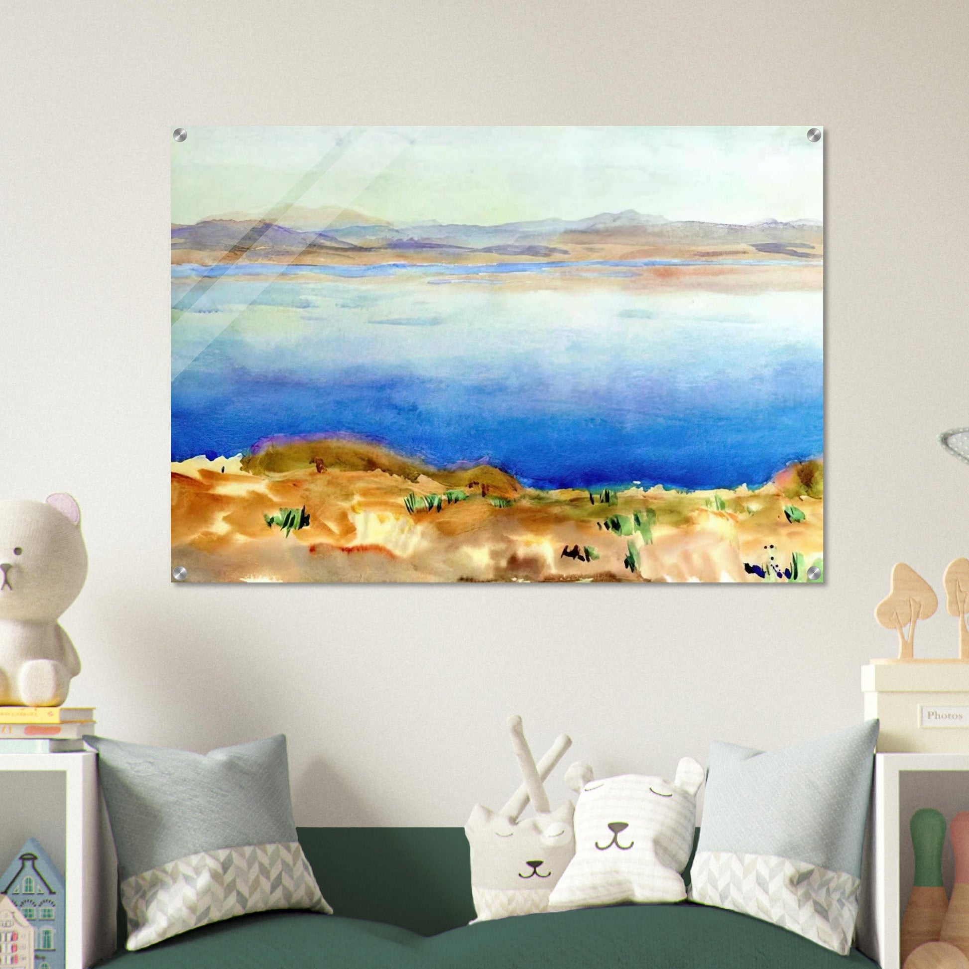 The Lake of Tiberias - John Singer Sargent Acrylic Print - 70x100 cm / 28x40″ inches