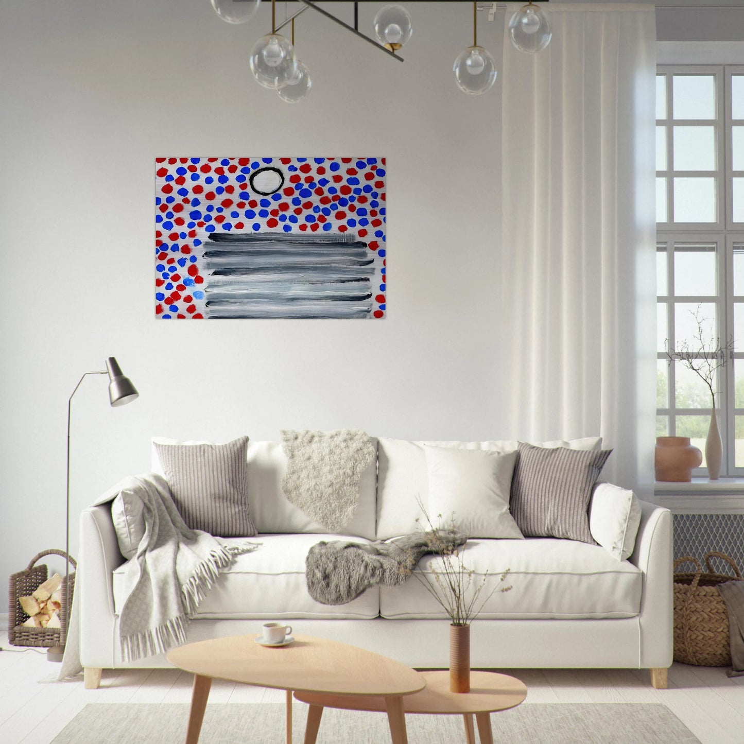 Spots - 1967 - Forrest Bess Brushed Aluminum Print - 70x100 cm / 28x40 inches | Forrest Bess Aluminum Print | Forrest Bess Prints