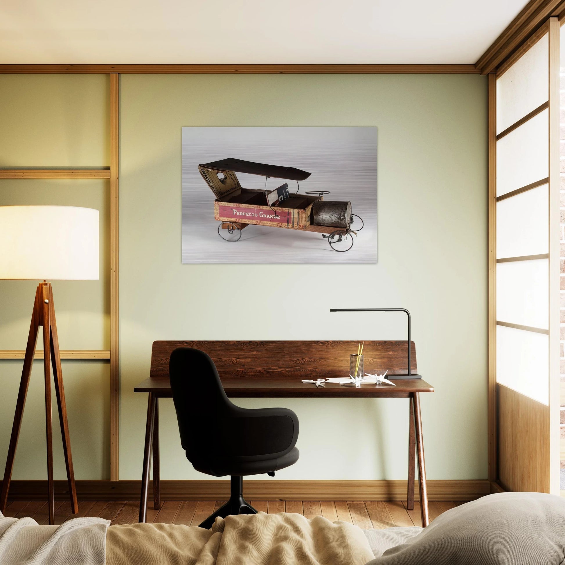 CAR 1943 - Alexander Calder Brushed Aluminum Print - 70x100 cm / 28x40 inches | Alexander Calder Aluminum Print | Alexander Calder Prints
