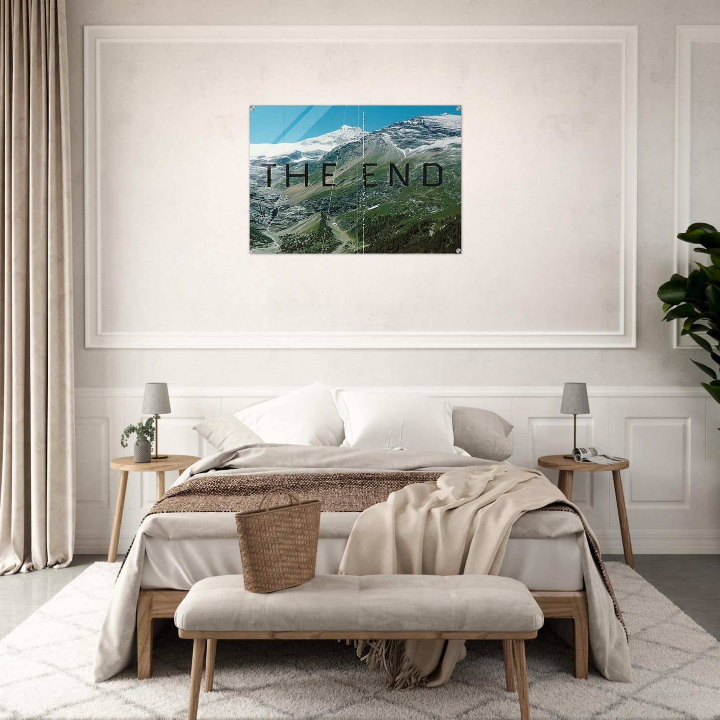THE END 87 2010 - Edward Ruscha Acrylic Print - 70x100 cm / 28x40″ inches | Edward Ruscha Wall Art | Edward Ruscha Prints