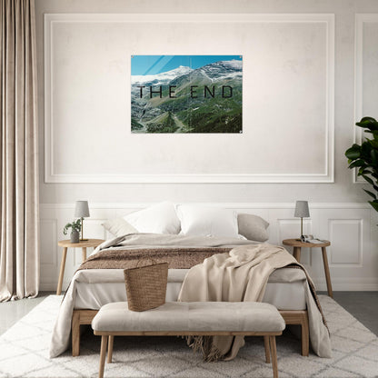 THE END 87 2010 - Edward Ruscha Acrylic Print - 70x100 cm / 28x40″ inches | Edward Ruscha Wall Art | Edward Ruscha Prints