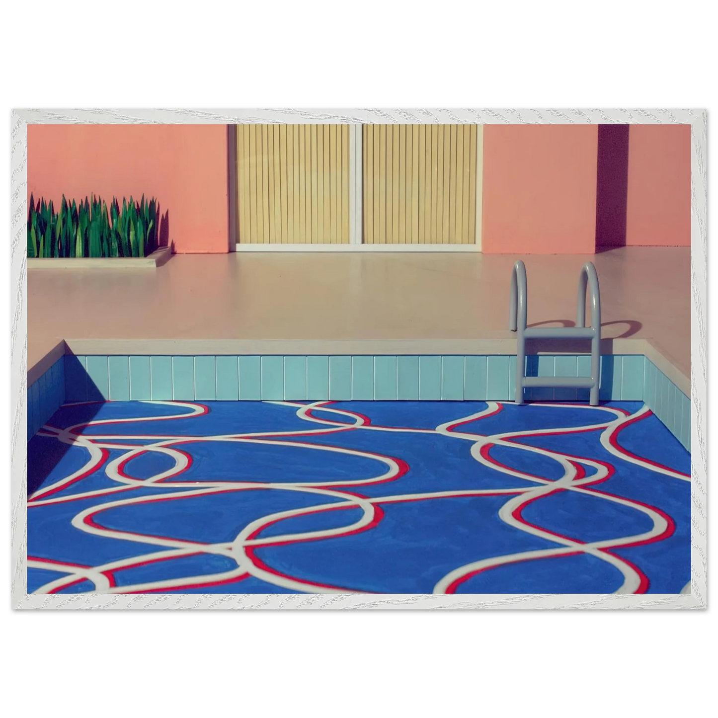 David Hockney - David Hockney Wall art - 30x40 cm / 12x16 inches - Premium Wooden Framed Poster With Fine Art Paper-canvas - Wood frame