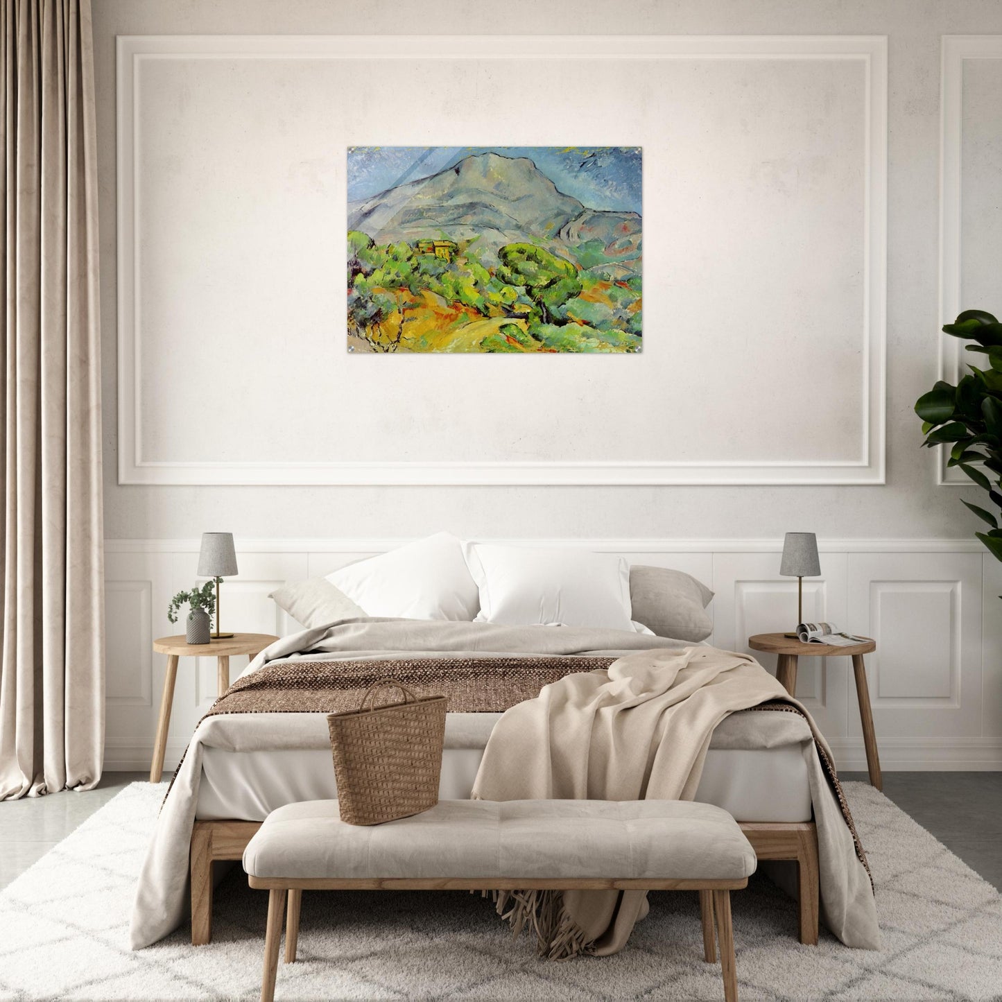 Road near Mont Sainte-Victoire - Paul Cézanne Acrylic Print - 70x100 cm / 28x40″ inches