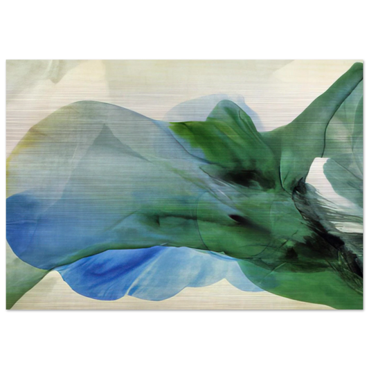 Phenomena Kwan Yin - 1969 - Paul Jenkins Brushed Aluminum Print - 70x100 cm / 28x40 inches | Paul Jenkins Aluminum Print | Paul Jenkins Prints