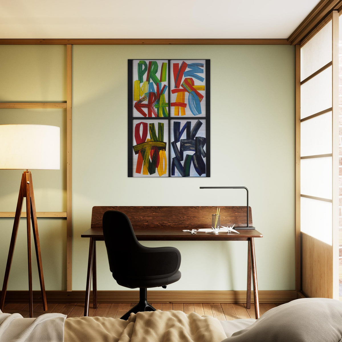 Four Seasons - 1989 - Joao Vieira Brushed Aluminum Print - 70x100 cm / 28x40 inches | Joao Vieira Aluminum Print | Joao Vieira Prints