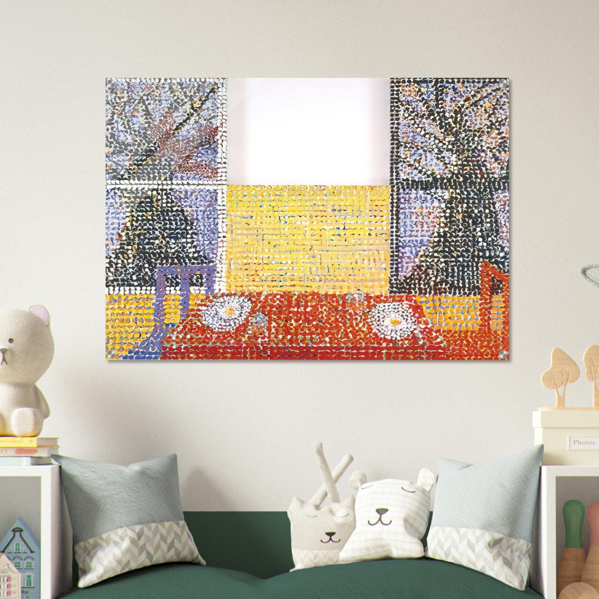 Table - 2001 - Jennifer Bartlett Acrylic Print - 70x100 cm / 28x40″ inches