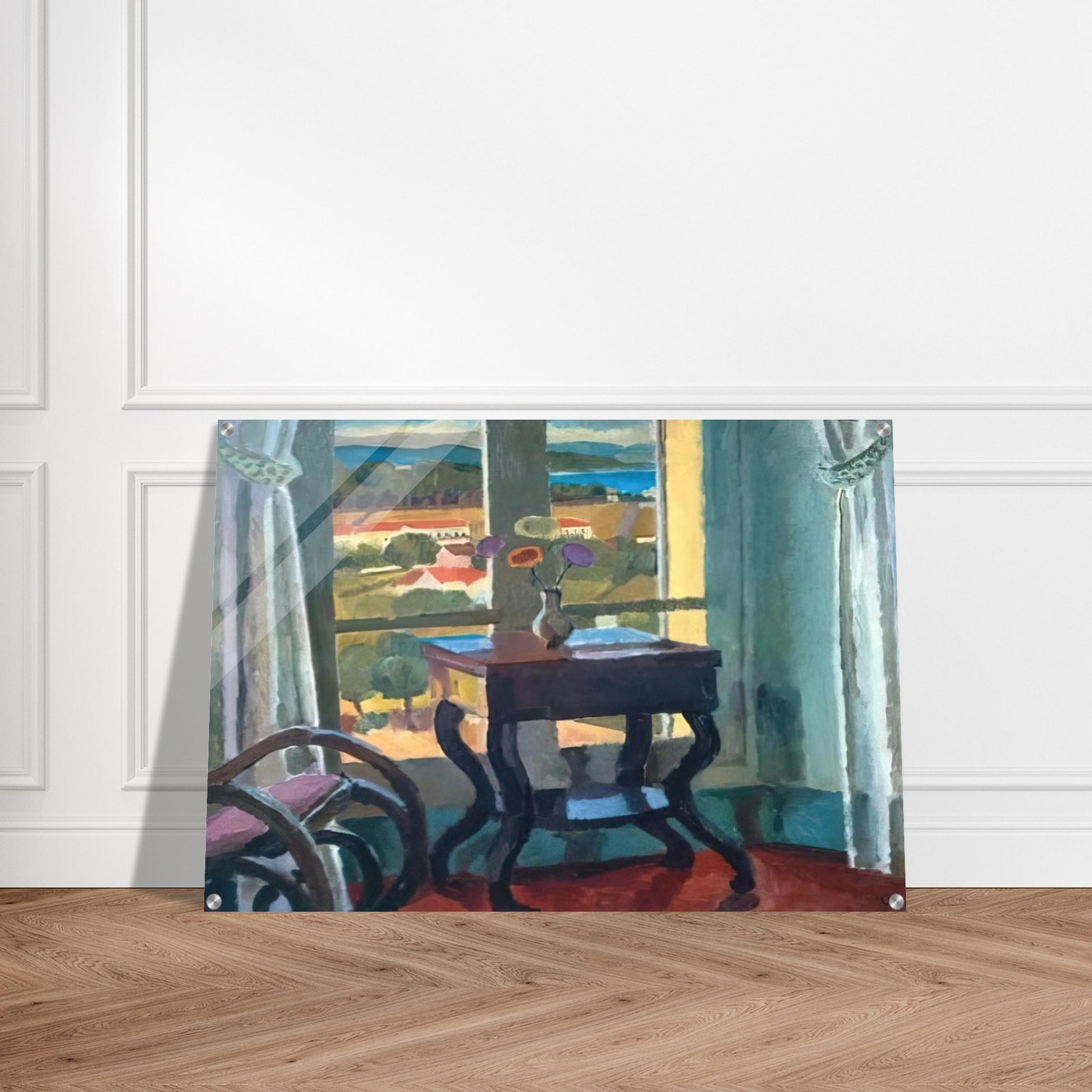 INTERIOR WITH A TABLE 1921 - Vanessa Bell Acrylic Print - 70x100 cm / 28x40″ inches