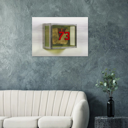 Untitled #73 from the series Technological Reliquaries - 1964 - Paul Thek Brushed Aluminum Print - 70x100 cm / 28x40 inches | Paul Thek Aluminum Print | Paul Thek Prints