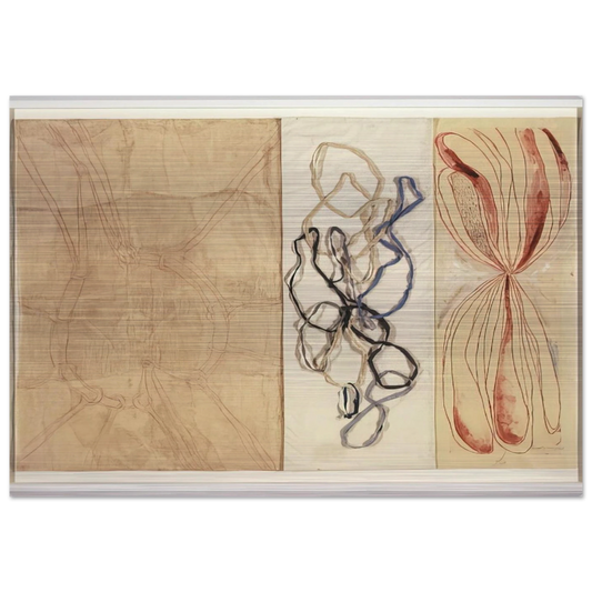 A STRETCH OF TIME 2007 - Louise Bourgeois Brushed Aluminum Print - 70x100 cm / 28x40 inches | Louise Bourgeois Aluminum Print | Louise Bourgeois Prints