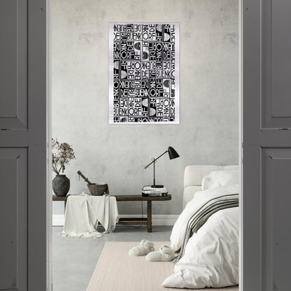 ESCHER (18) - MC Escher Brushed Aluminum Print - 70x100 cm / 28x40 inches | MC Escher Aluminum Print | MC Escher Prints
