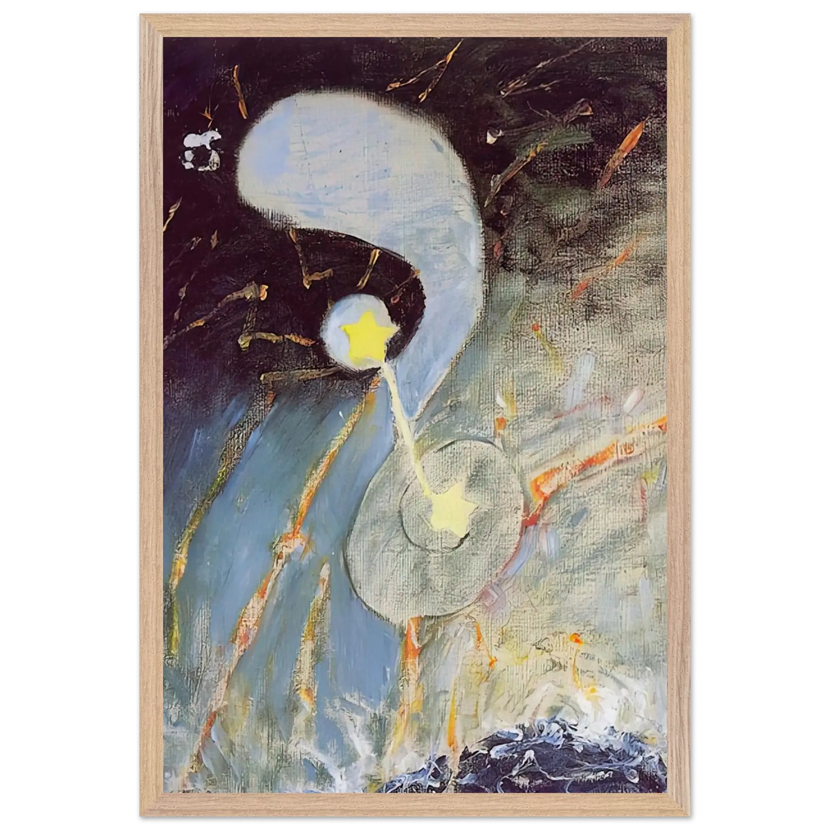 Hilma af Klint - CHAOS NR 2 1906 Wall art - A1 (59.4 x 84.1  cm) - Fine Art Poster - -
