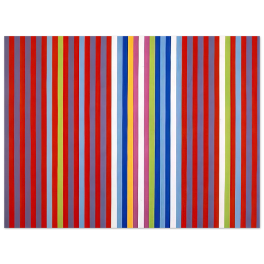 Gene Davis - Pepper Pot - 1966  75x100 cm / 30x40inches Fine Art Poster