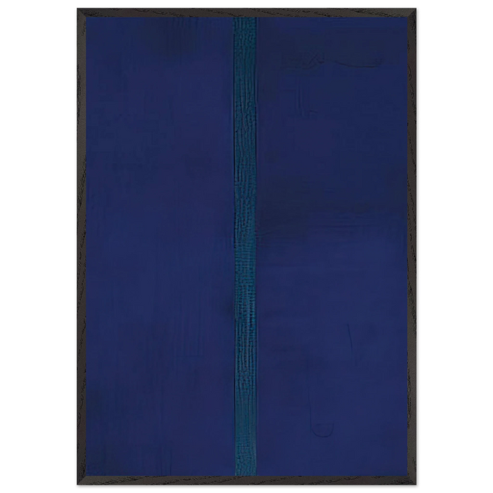 Onement V - Barnett Newman 70x100 cm / 28x40 inches Framed Art Print – Black Wooden Frame