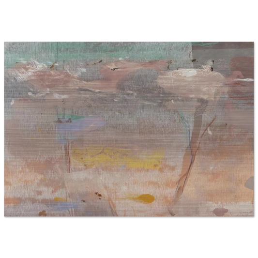 Monotype I - 1981 - Helen Frankenthaler Brushed Aluminum Print - 70x100 cm / 28x40 inches | Helen Frankenthaler Aluminum Print | Helen Frankenthaler Prints