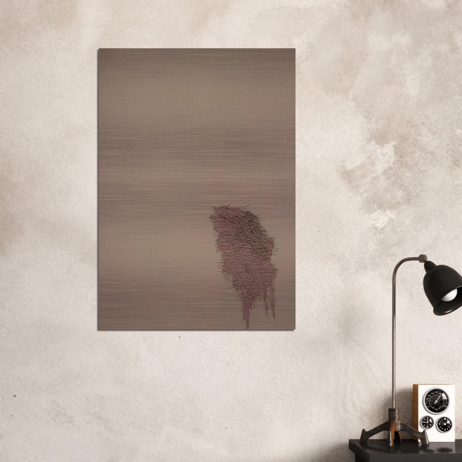 Pink Blend - 1972 - Robert Goodnough Brushed Aluminum Print - 70x100 cm / 28x40 inches | Robert Goodnough Aluminum Print | Robert Goodnough Prints