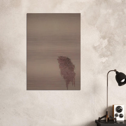 Pink Blend - 1972 - Robert Goodnough Brushed Aluminum Print - 70x100 cm / 28x40 inches | Robert Goodnough Aluminum Print | Robert Goodnough Prints