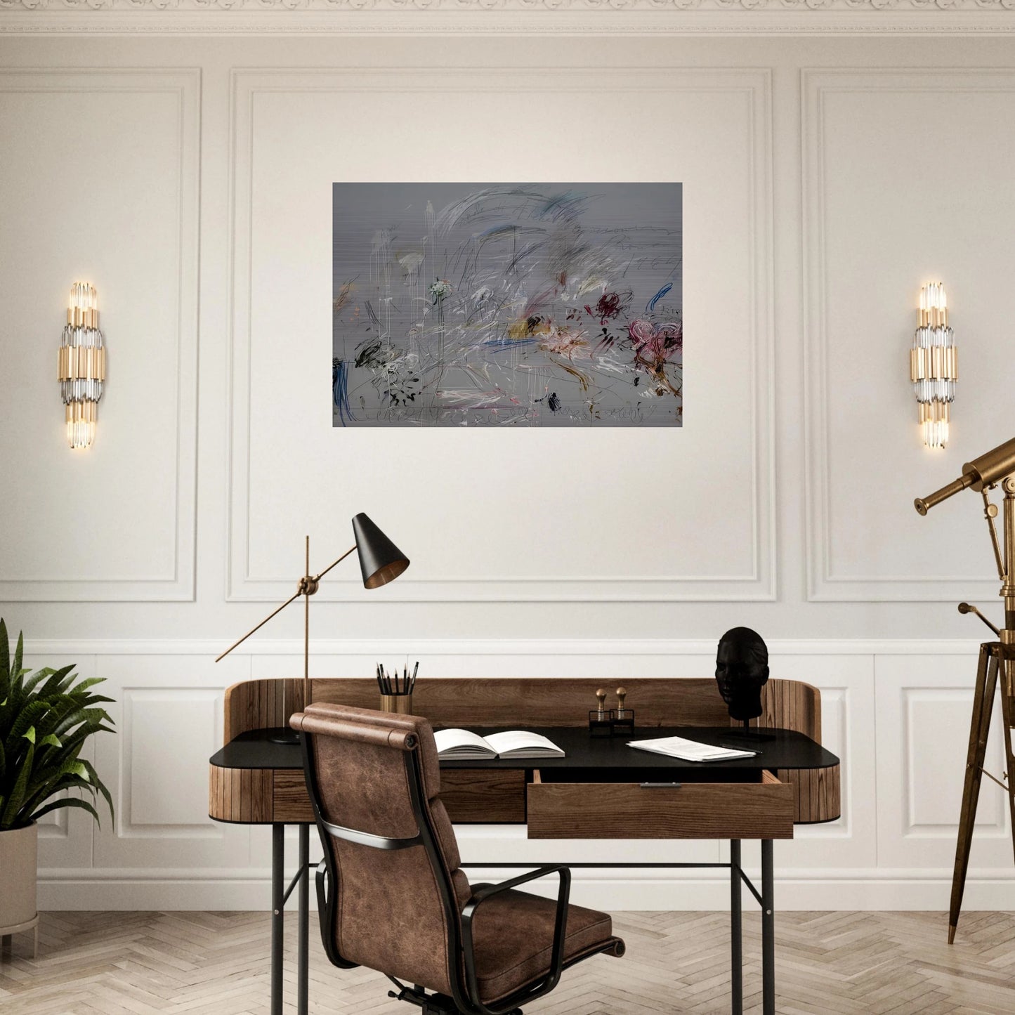 School of Athens - Cy Twombly Brushed Aluminum Print - 70x100 cm / 28x40 inches | Cy Twombly Aluminum Print | Cy Twombly Prints
