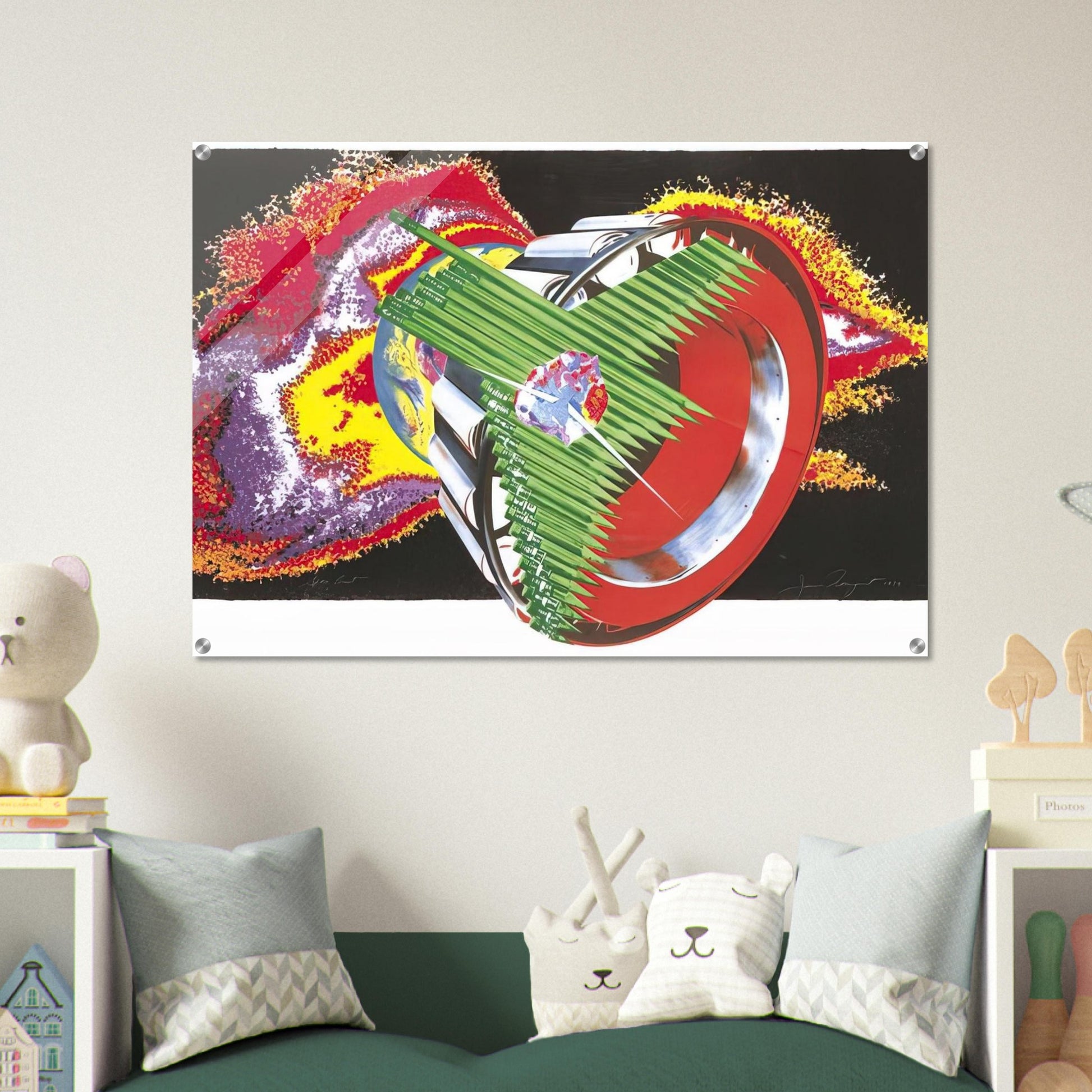 Space Dust - James Rosenquist Acrylic Print - 70x100 cm / 28x40″ inches