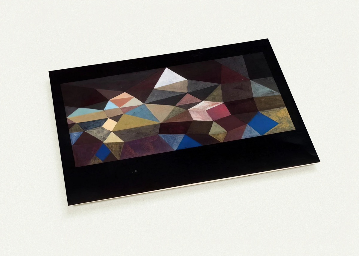 CRYSTALLINE LANDSCAPE 1929 By Paul Klee Pack of 10 Post Cards | Paul Klee Post Cards | A6 (10.5 x 14.8 cm) - 4.1 x 5.8 inches