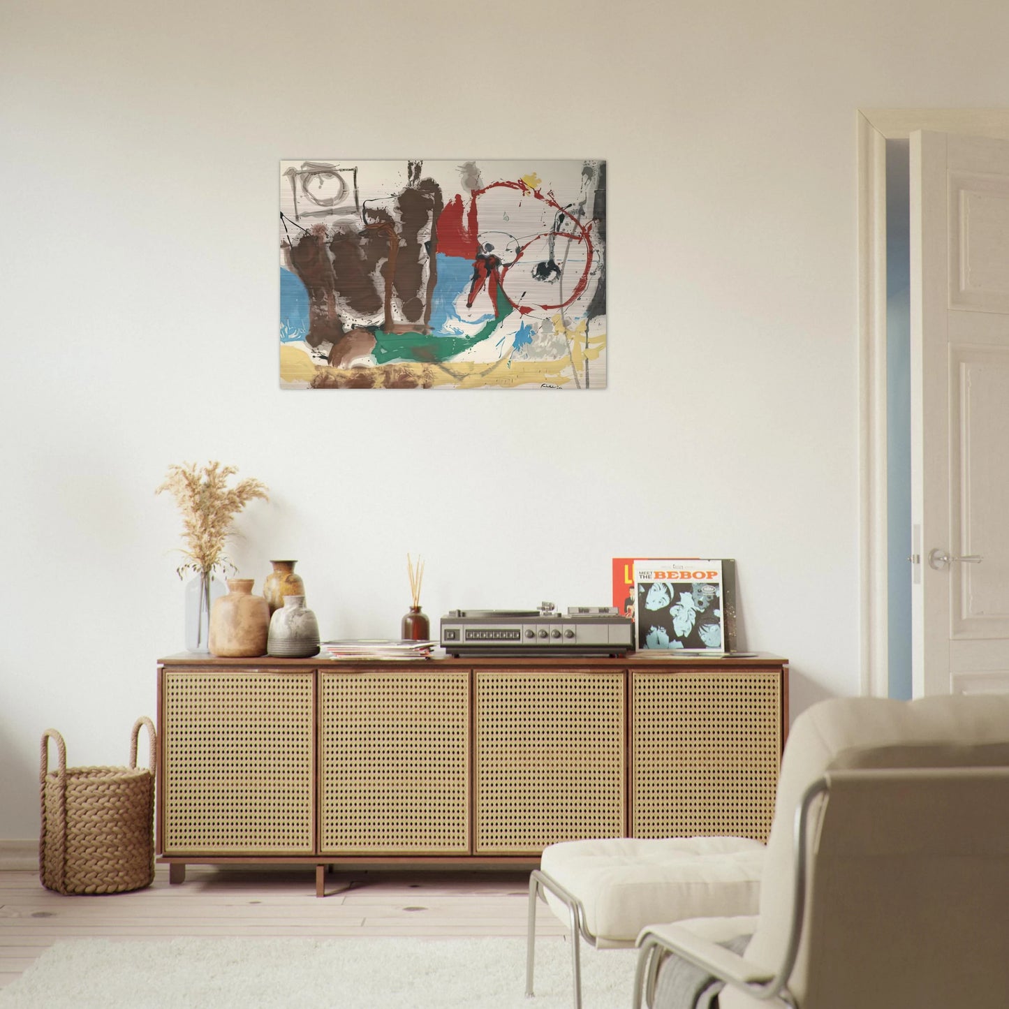 Mother Goose Melody, 1959- - Helen Frankenthaler Brushed Aluminum Print - 70x100 cm / 28x40 inches | Helen Frankenthaler Aluminum Print | Helen Frankenthaler Prints