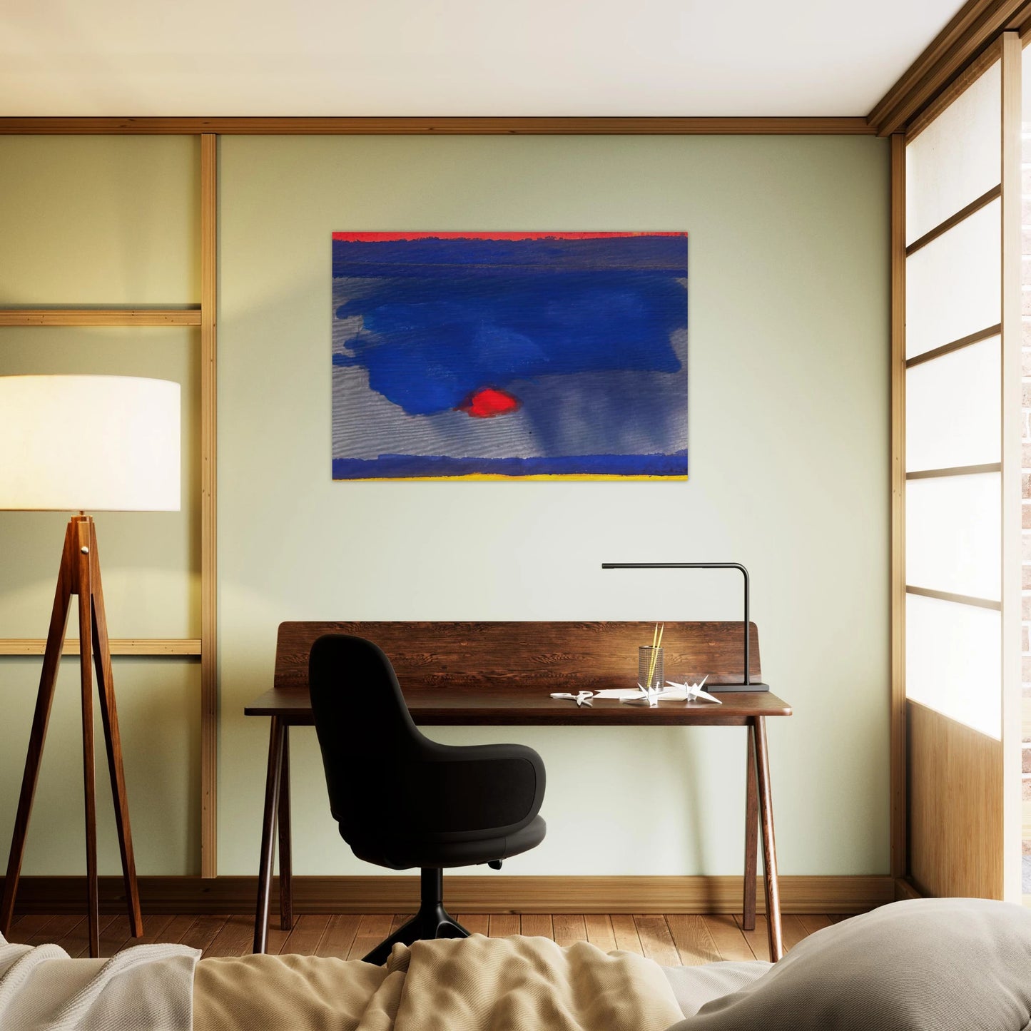 Provincetown - 1964 - Helen Frankenthaler Brushed Aluminum Print - 70x100 cm / 28x40 inches | Helen Frankenthaler Aluminum Print | Helen Frankenthaler Prints