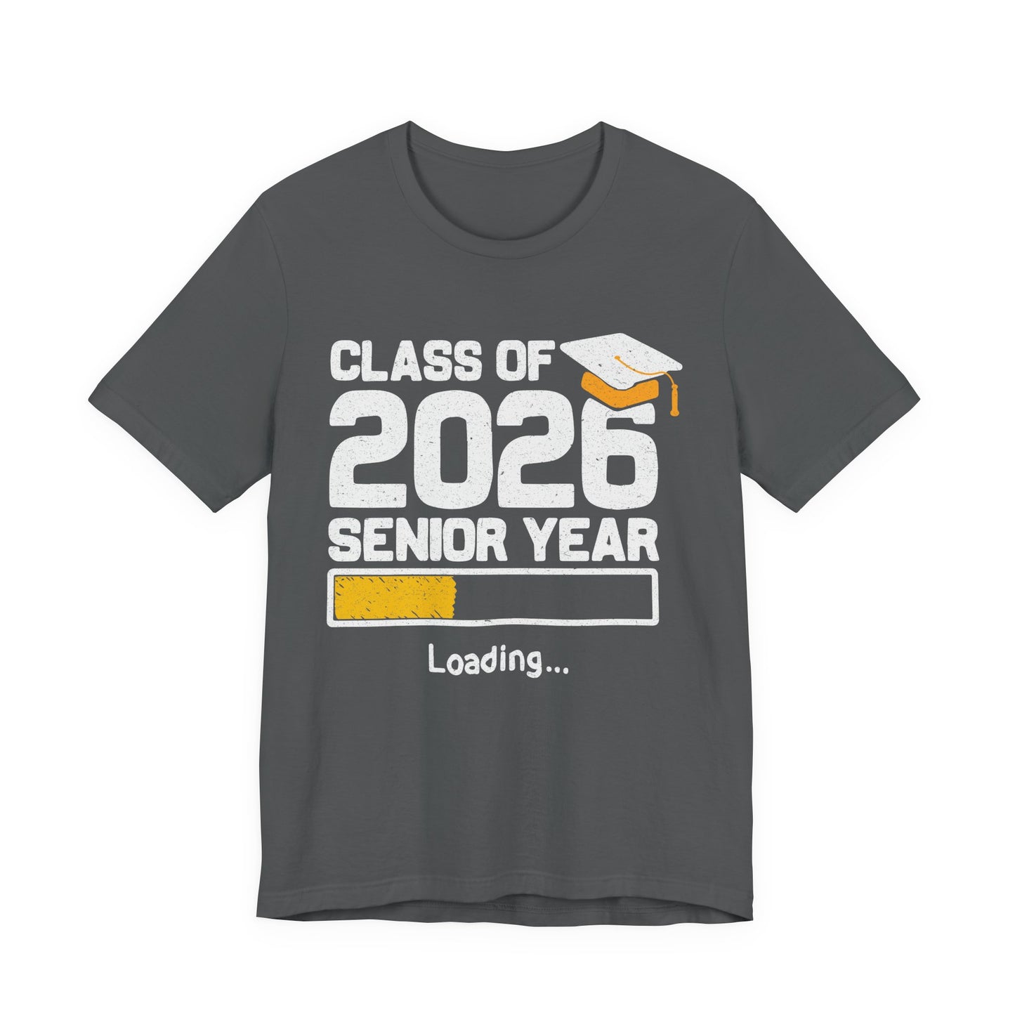 Camiseta de último año de la clase de 2026, camiseta de graduación, regalo de graduación unisex, ropa para estudiantes de último año de secundaria, camiseta con destino a la universidad