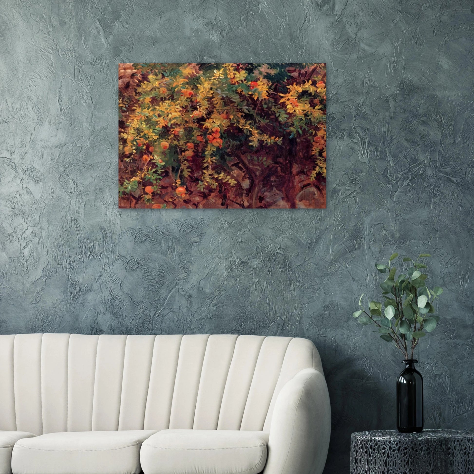 Pomegranates - John Singer Sargent Brushed Aluminum Print - 70x100 cm / 28x40 inches | John Singer Sargent Aluminum Print | John Singer Sargent Prints