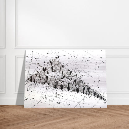 Untitled  .213 SF240  - Sam Francis Brushed Aluminum Print - 70x100 cm / 28x40 inches | Sam Francis Aluminum Print | Sam Francis Prints