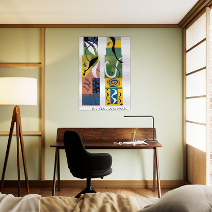 THE BEASTS OF THE SEA 1950 - Henri Matisse Brushed Aluminum Print - 70x100 cm / 28x40 inches | Henri Matisse Aluminum Print | Henri Matisse Prints