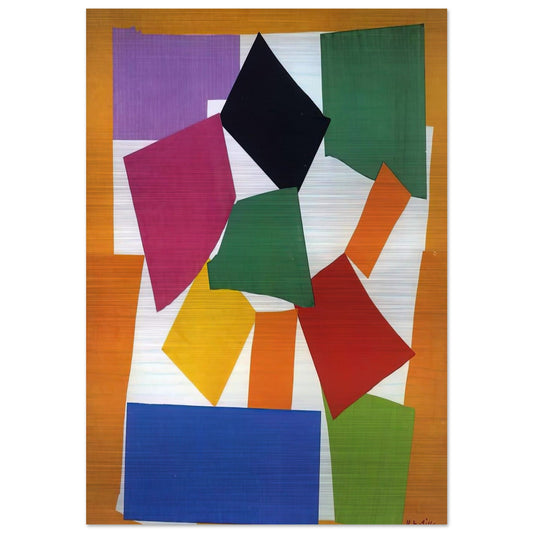THE SNAIL 1953 - Henri Matisse Brushed Aluminum Print - 70x100 cm / 28x40 inches | Henri Matisse Aluminum Print | Henri Matisse Prints