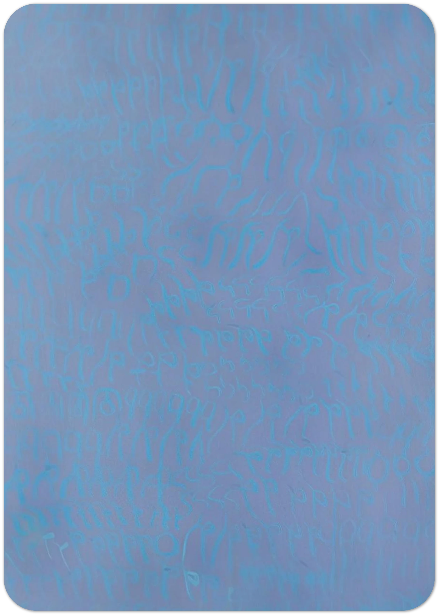 Azzurro turchese - 1964 By Carla Accardi Pack of 10 Post Cards | Carla Accardi Post Cards | A6 (10.5 x 14.8 cm) - 4.1 x 5.8 inches