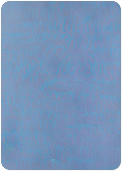 Azzurro turchese - 1964 By Carla Accardi Pack of 10 Post Cards | Carla Accardi Post Cards | A6 (10.5 x 14.8 cm) - 4.1 x 5.8 inches