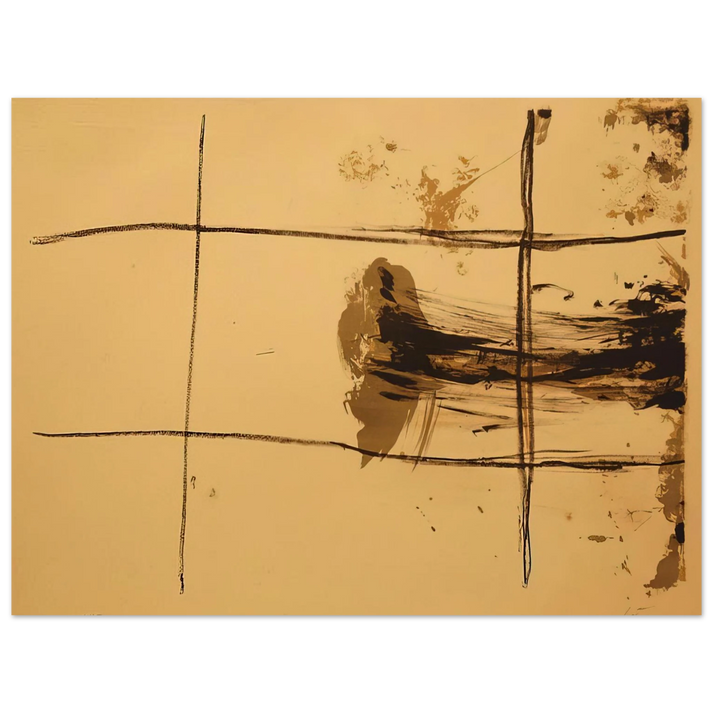 Antoni Tapies - CARR S 1967  75x100 cm / 30x40inches Fine Art Poster