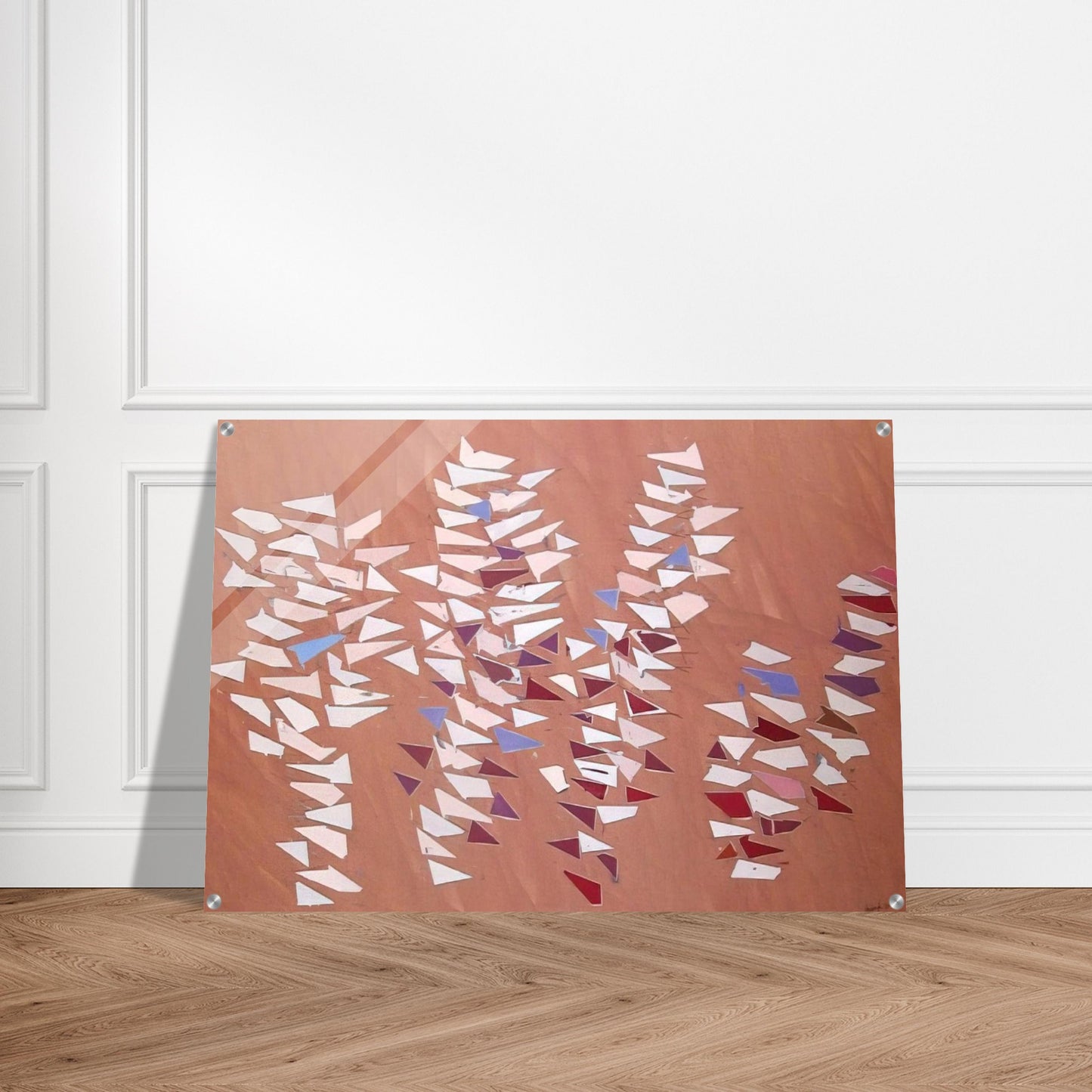 On Gray Pink - 1988 - Robert Goodnough Acrylic Print - 70x100 cm / 28x40″ inches